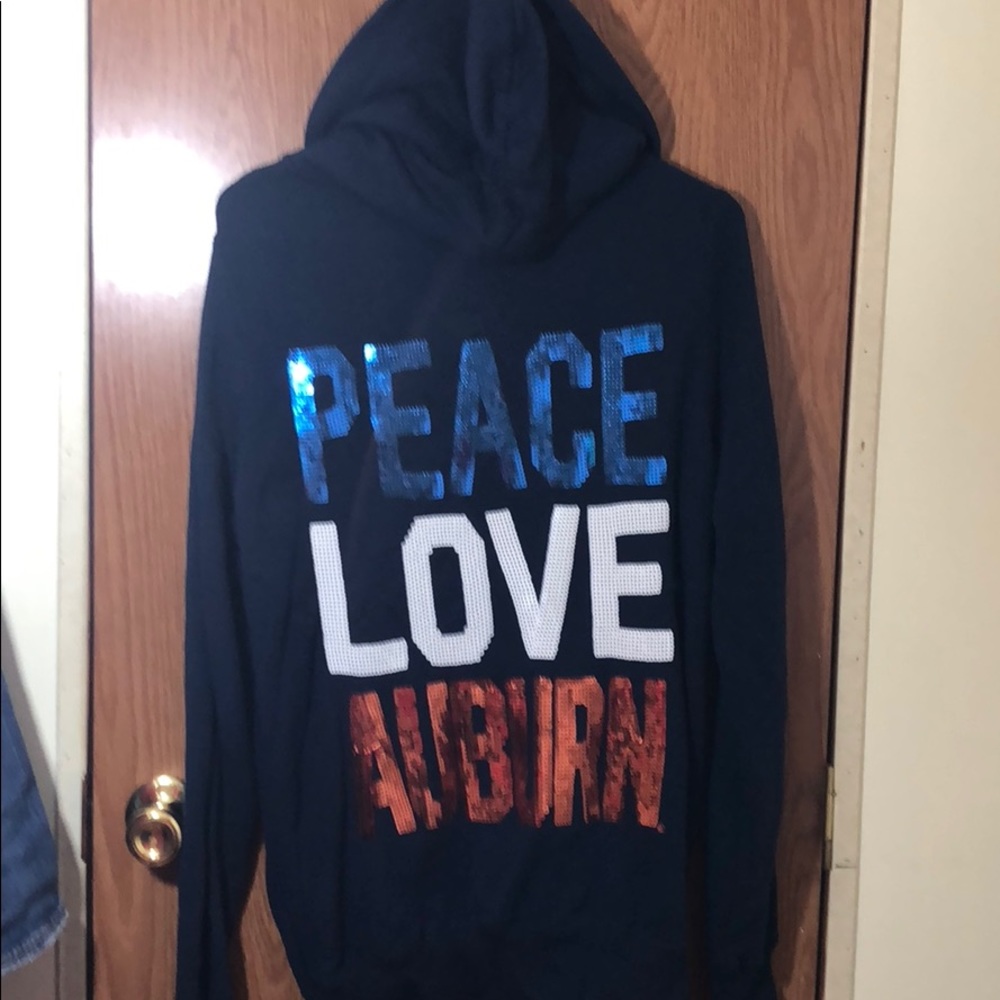 Auburn university hooded jacket Sz S
